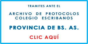 Archivo Protocolos PROVINCIA de BS. AS.